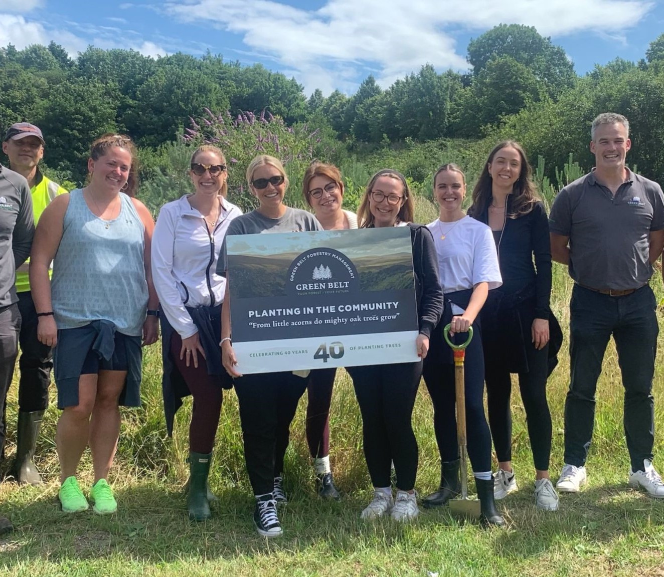 riley team tree planting day